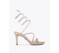 Carvela Metallic Strappy Heels Gold