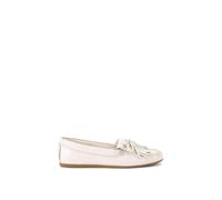 Carvela 'nila Loafer' Leather Flats In Cream Cream 3