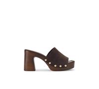 Carvela 'novella Mule' Suede Heels In Brown Brown