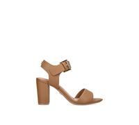 Carvela Womens Tan Sadie 2 Logo-embellished Faux-leather Heeled Sandals Eur 38/5 Uk Women