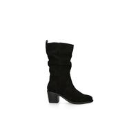 Carvela Womens Black Secil Scrunched-ankle Suede-leather Knee-high Boots Eur 38/5 Uk Women
