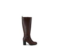 Carvela 'silver 2 Knee High' Leather Boots In Dark Brown Dark Brown 4