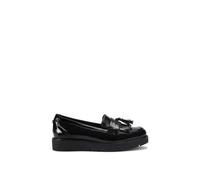 Carvela 'sky Tassel' Patent Flats In Black Black 7