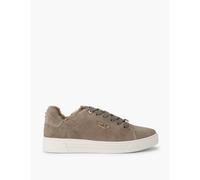 Carvela Suede Faux Fur Lined Trainers Beige