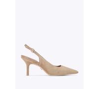 Carvela Suede Slingback Court Shoes Taupe