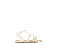 Carvela Women's 'Alia' Leather Sandals in Cream | Size: 3 Carvela Cream 3