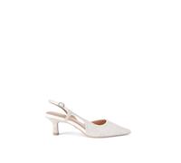 Carvela Women's 'Alina Sling' Fabric Heels in White | Size: 3 Carvela White 3