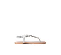 Carvela Women's 'Alta Sandal' Leather Sandals in Silver | Size: 5 Carvela Silver 5