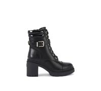 Carvela Women's 'Boulder Heeled Lace Up' Boots in Black | Size: 4