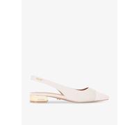 Carvela Womens Carvela Amelia Sling-Back Faux-Leather Pumps Bone Eur 38/5 UK Women