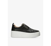 Carvela Womens Carvela Connected Laceless Platform Leather Trainers Black Eur 36 / 3 UK Women