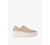 Carvela Womens Carvela Connected Laceless Suede Trainers Beige Eur 39 / 6 UK Women