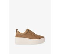Carvela Womens Carvela Connected Laceless Suede Trainers Tan Eur 38/5 UK Women