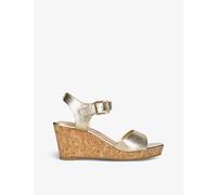 Carvela Women's 'Sadie Wedge' Sandals in Gold | Size: 6 Carvela Gold 6