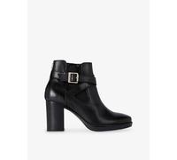 Carvela Women's 'Silver 2 Ankle Wide Fit' Leather Boots in Black | Size: 3 Carvela Black 3