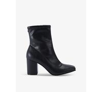 Carvela Womens Carvela Strut Heeled Faux-Leather Ankle Boots Black Eur 42/ 9 UK Women
