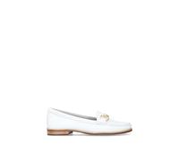 'Click' Leather Flats Carvela White 3