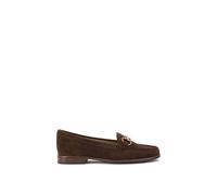 Carvela 'click' Suede Flats In Dark Brown Dark Brown 7