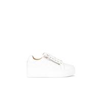 Carvela Women's 'Connected Zip' Leather Trainers in White | Size: 8 Carvela White 8