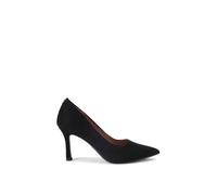 Carvela Womens Carvela Corletta Wide-Fit Heeled Faux-Leather Courts Black Eur 36 / 3 UK Women