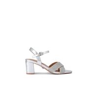 Carvela Women's 'Divine Block' Heels in Silver | Size: 3 Carvela Silver 3