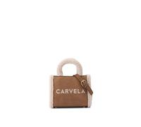 Carvela 'frame Micro Fur' Bag In Tan Tan One Size