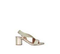 Carvela Women's 'Gala Block' Fabric Heels in Gold | Size: 5 Carvela Gold 5