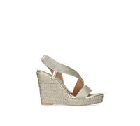 Carvela Women's 'Gala Wedge' Fabric Heels in Gold | Size: 7 Carvela Gold 7
