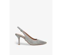 Carvela Womens Gold Symmetry Slingback-strap Diamante-embellished Courts Eur 37 / 4 Uk Women