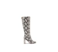 Carvela Women's 'Jackpot Knee' Snake Print Boots in Black | Size: 3 Carvela Black 3