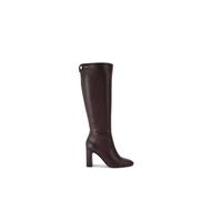 Carvela Womens Carvela Jackpot Wide-Fit Faux-Leather Heeled Knee-High Boots Brown Eur 37 / 4 UK Women