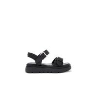 Carvela Women's 'Krypton Buckle' Sandals in Black | Size: 7 Carvela Black 7