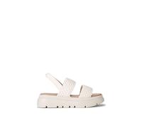 Carvela Women's 'Krypton Weave' Leather Sandals in White | Size: 6 Carvela White 6