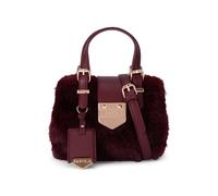 Carvela Women's 'Maria Micro Fur' Bag in Dark Red