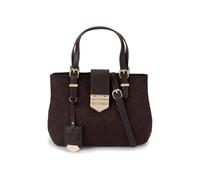 Carvela Women's 'Maria Mini Weave' Suedette Bag in Dark Brown Carvela Dark Brown