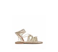 Carvela Womens Carvela Marina Faux-Leather Sandals Gold Eur 36 / 3 UK Women