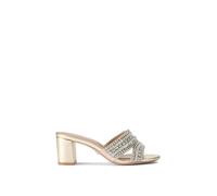 Carvela Women's 'Pageant Block' Heels in Gold | Size: 3 Carvela Gold 3