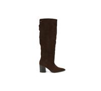 Carvela Womens Carvela Reina Heeled Suede Knee-High Boots Dark Brown Eur 36 / 3 UK Women