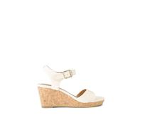 Carvela Women's 'Sadie Wedge' Suede Sandals in Cream | Size: 6 Carvela Cream 6