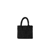 Carvela Women's 'Salerno Midi Tote' Silk Blend Bag in Black Carvela Black