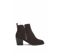 Carvela Women's 'Secil Wide Fit' Leather Boots in Dark Grey | Size: 3
