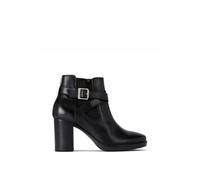 Carvela Women's 'Silver 2 Ankle Wide Fit' Leather Boots in Black | Size: 8