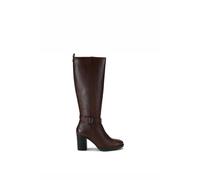 Carvela Women's 'Silver 2 Knee Wide Fit' Leather Boots in Brown | Size: 8 Carvela Brown 8