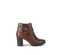 Carvela Women's 'Silver Ankle Wide Fit' Leather Boots in Brown | Size: 3 Carvela Brown 3