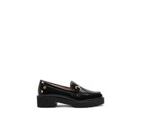 Carvela Women's 'Snap Chunky' Leather Flats in Black | Size: 3 Carvela Black 3