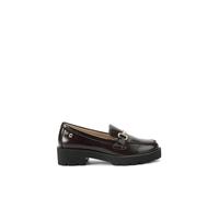 Carvela Women's 'Snap Chunky' Leather Flats in Wine | Size: 8