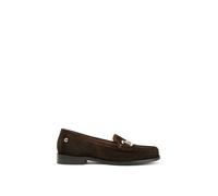 Carvela Women's 'Snap' Suede Flats in Dark Brown | Size: 6 Carvela Dark Brown 6