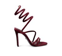 Carvela Women's 'Spiral 105' Velvet Heels in Dark Red | Size: 4
