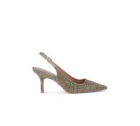 Carvela Women's 'Spirit Sling Jewel' Fabric Heels in Gold | Size: 4 Carvela Gold 4