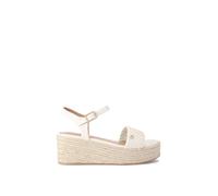 Carvela Women's 'Treccia Flatform' Sandals in Cream | Size: 7 Carvela Cream 7